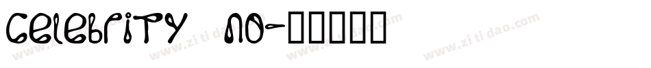 Celebrity No字体转换